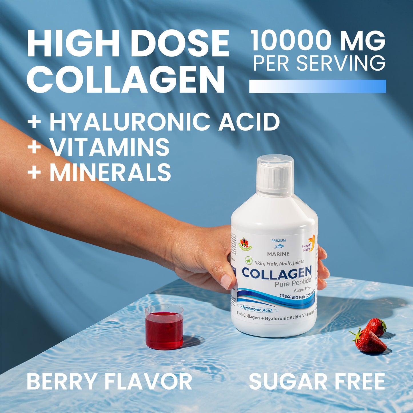 Collagen 10000 (Marine) Sugar Free 33 day supply (500ml)