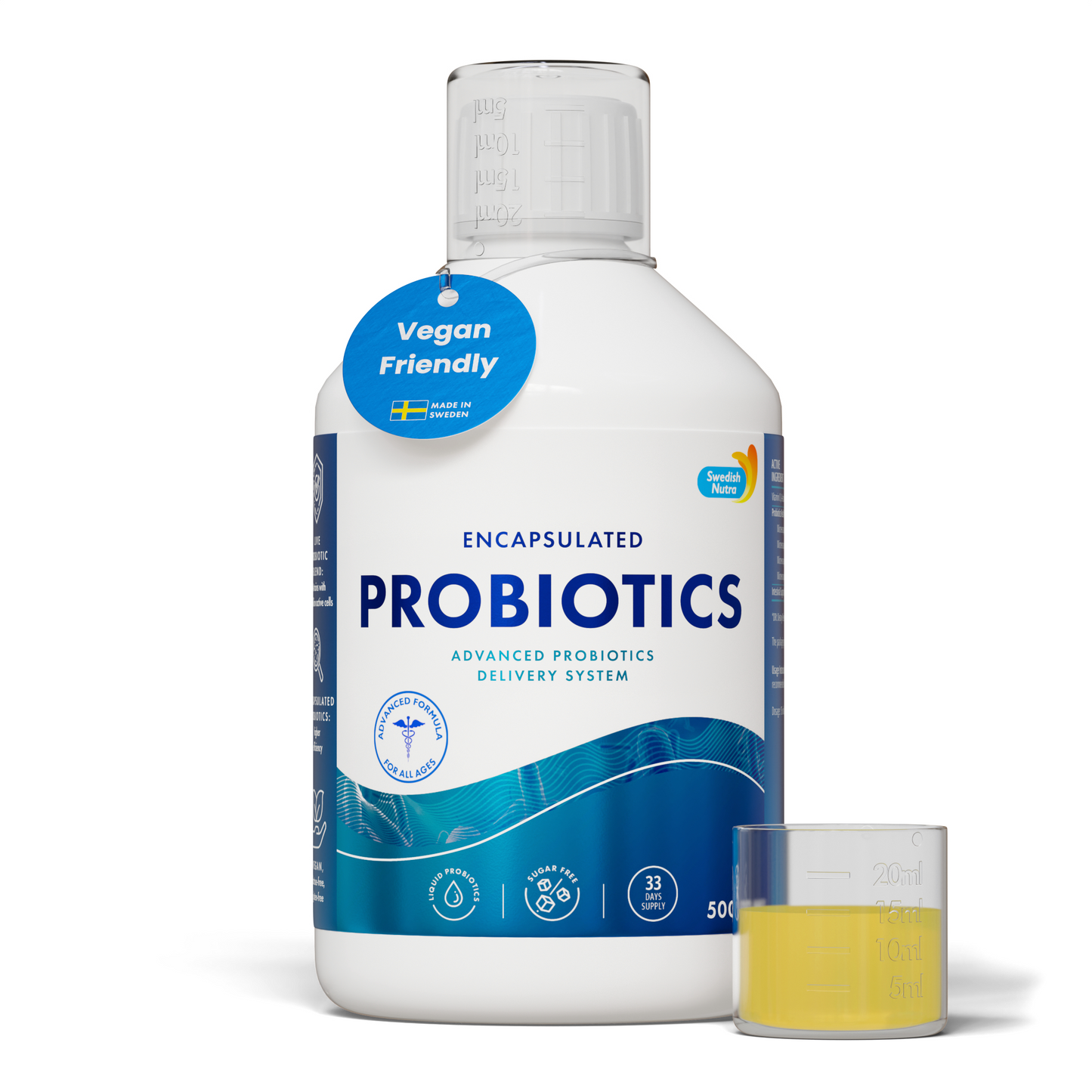 Encapsulated Probiotics 33 days supply (500ml)