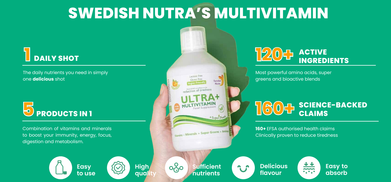 Ultra+ Multivitamin 33 day supply (500ml)