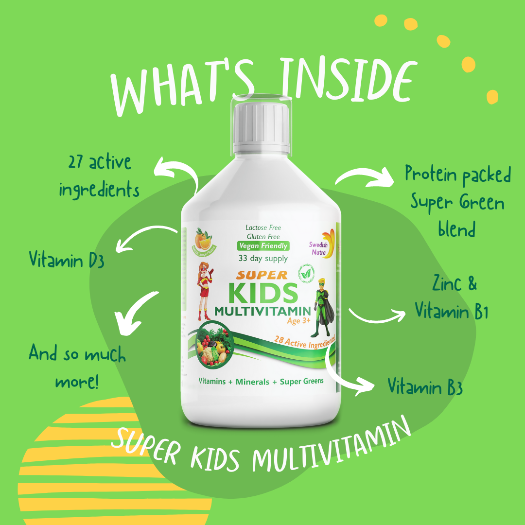 Super Kids Multivitamin 33 day supply (500ml)